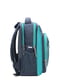 Рюкзак серо-мятного цвета с принтом | 6033931 | фото 2
