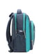 Рюкзак серо-мятного цвета с принтом | 6033931 | фото 5