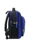 Рюкзак черно-синий с принтом | 6033936 | фото 2