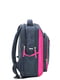 Рюкзак серо-розовый с принтом | 6033937 | фото 2