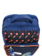 Рюкзак синій з принтом | 6034112 | фото 4