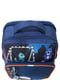 Рюкзак синий с принтом | 6034113 | фото 4