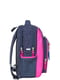 Рюкзак серо-розовый с принтом | 6034114 | фото 2