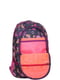 Рюкзак серо-розовый с принтом | 6034143 | фото 4