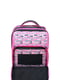 Рюкзак чорно-рожевий із принтом | 6034147 | фото 4