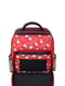 Рюкзак черно-красный с принтом | 6034148 | фото 4