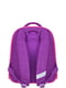 Рюкзак рожево-фіолетовий з принтом | 6034152 | фото 3