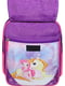 Рюкзак фиолетовый с принтом | 6034157 | фото 4
