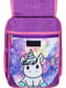 Рюкзак фиолетовый с принтом | 6034158 | фото 4