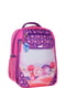 Рюкзак розово-фиолетовый с принтом | 6034159