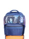 Рюкзак синий с принтом | 6034178 | фото 5