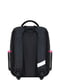 Рюкзак черно-розовый с принтом | 6034216 | фото 3