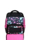 Рюкзак черно-розовый с принтом | 6034216 | фото 4
