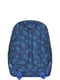 Рюкзак синий с принтом | 6034250 | фото 3