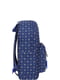 Рюкзак синій з принтом | 6034309 | фото 2