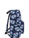 Рюкзак синій з принтом | 6034312 | фото 2