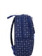 Рюкзак синий с принтом | 6034391 | фото 2