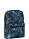 Рюкзак синій з принтом | 6034399