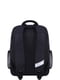 Рюкзак черный с принтом | 6034501 | фото 3