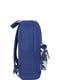 Рюкзак синий с принтом | 6034604 | фото 2