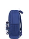 Рюкзак синий с принтом | 6034604 | фото 3