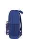 Рюкзак синий с принтом | 6034614 | фото 3