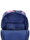 Рюкзак синий с принтом | 6034767 | фото 4