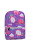 Рюкзак фіолетовий з принтом | 6034778