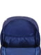 Рюкзак синий с принтом | 6034784 | фото 4