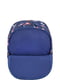 Рюкзак синий с принтом | 6034822 | фото 4