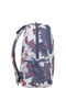 Рюкзак серый с цветочным принтом | 6034824 | фото 2