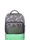 Рюкзак цвета хаки с принтом | 6034857 | фото 4