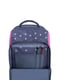 Рюкзак сіро-рожевий із принтом | 6034884 | фото 4