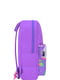 Рюкзак фиолетовый с принтом | 6034909 | фото 2