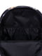 Рюкзак черный с принтом | 6034913 | фото 4