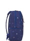 Рюкзак синій з принтом | 6034923 | фото 2