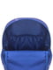 Рюкзак синий с принтом | 6034923 | фото 5