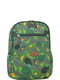 Рюкзак зеленый с принтом | 6034924