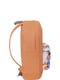 Рюкзак оранжевый с принтом | 6034965 | фото 2