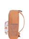Рюкзак оранжевый с принтом | 6034965 | фото 4
