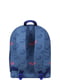 Рюкзак синий с принтом | 6034967 | фото 4