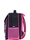 Рюкзак черно-розовый с принтом | 6035047 | фото 2