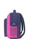 Рюкзак сіро-малиновий із принтом | 6035064 | фото 2