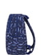 Рюкзак синий с принтом | 6035115 | фото 2