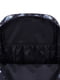 Рюкзак черный с принтом | 6035117 | фото 4