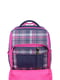 Рюкзак серо-розовый с принтом | 6035199 | фото 5