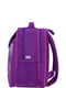 Рюкзак фиолетовый с принтом | 6035204 | фото 2