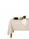Набір столовий: скатертина (140х180 см) та серветки (35х35 см, 4 шт.) Beige/White  | 6036137
