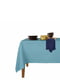 Набір столовий: скатертина (140х180 см) та серветки (35х35 см, 4 шт.) Sky/DarkBlue  | 6036157