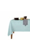 Набір столовий: скатертина (140х180 см) та серветки (35х35 см, 4 шт.) Mint/Graphite  | 6036159